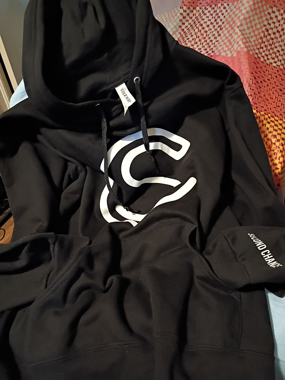Black Logo Hoodie - Men's Pullover Sweatshirt